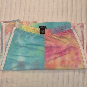 Rue 21 Pastel Tie Dye Leggings Small